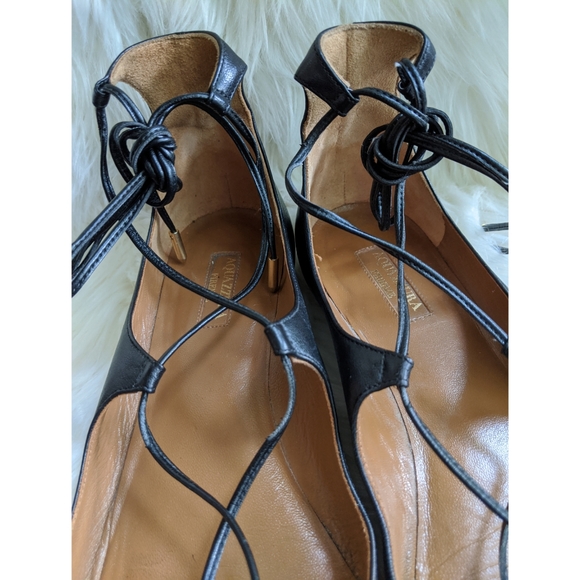 Aquazzura Christy leather flats - Picture 6 of 12